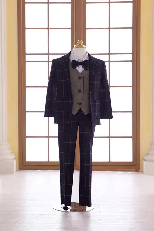 七五三5歳男の子スーツ12