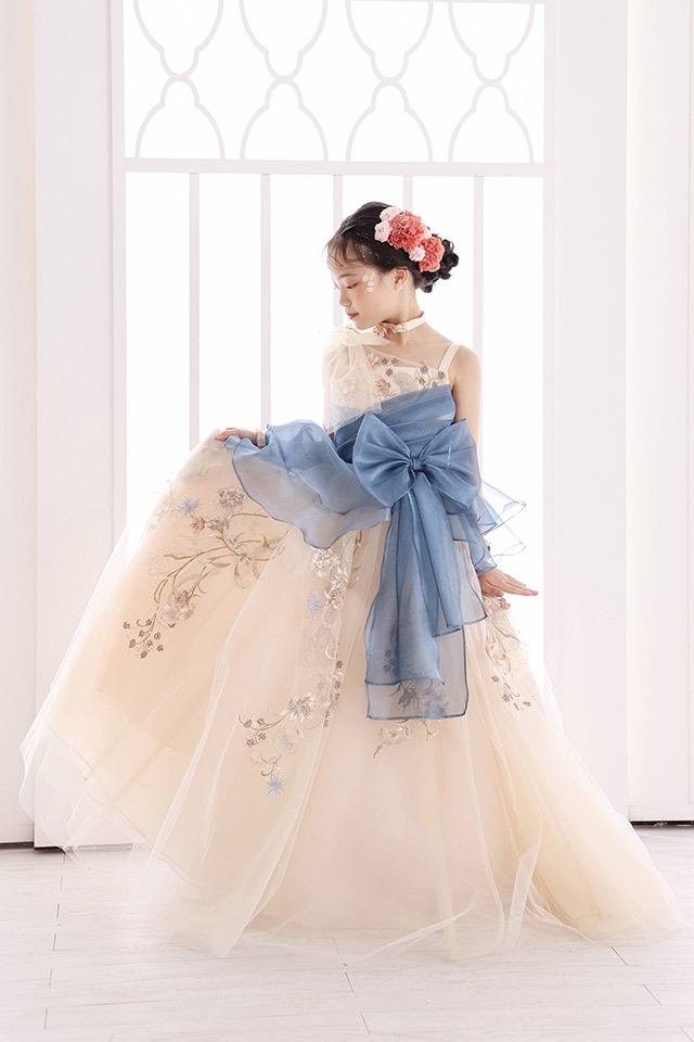 七五三7歳女の子ドレス14