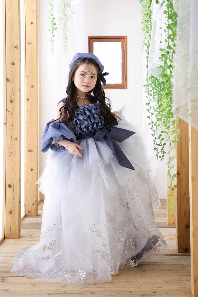 七五三7歳女の子ドレス16