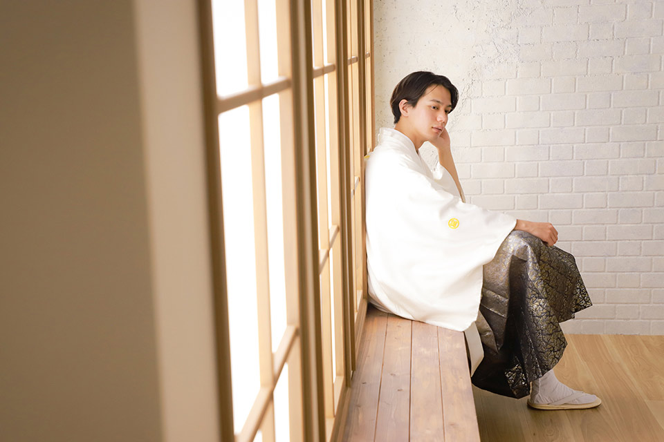 成人式男子袴フォト09