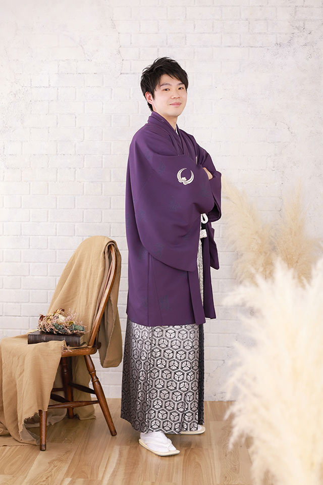 成人式男子袴フォト11