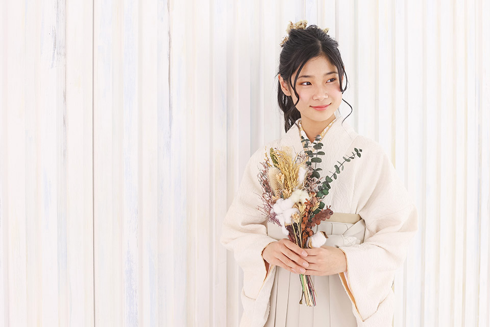 小学生卒業袴の無料着付け教室開催1