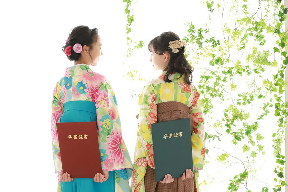 小学生卒業袴の無料着付け教室開催2