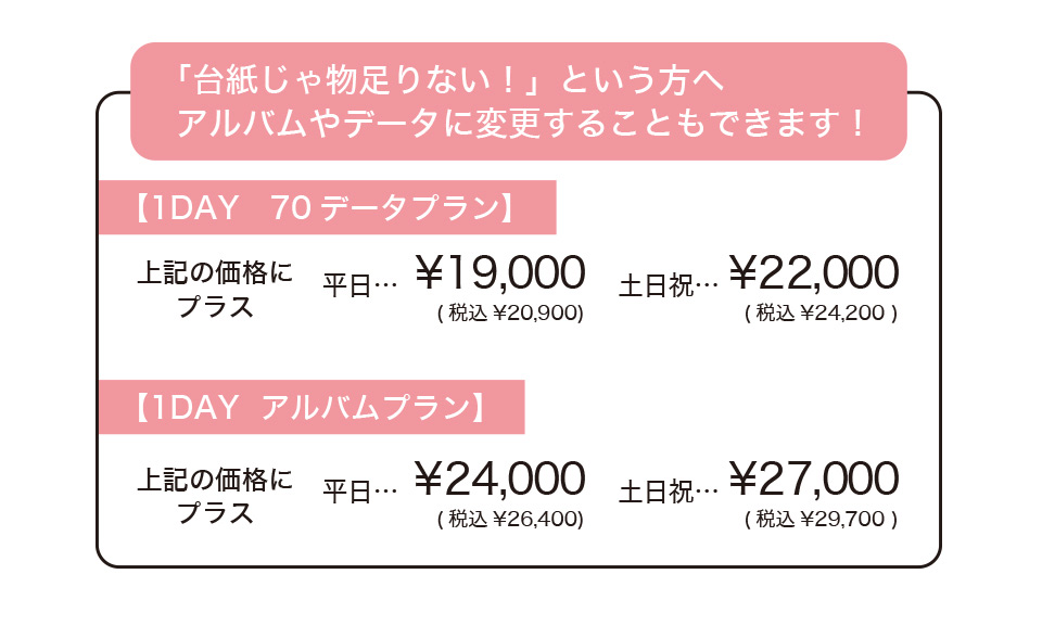 七五三1DAYプラン3
