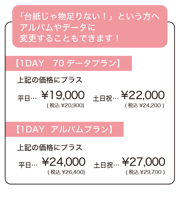 七五三1DAYプラン3