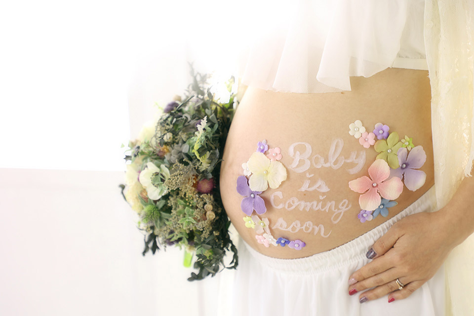 立体フラワーペイント