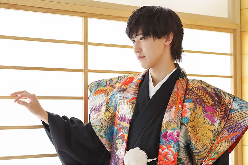 成人式男子袴フォト01
