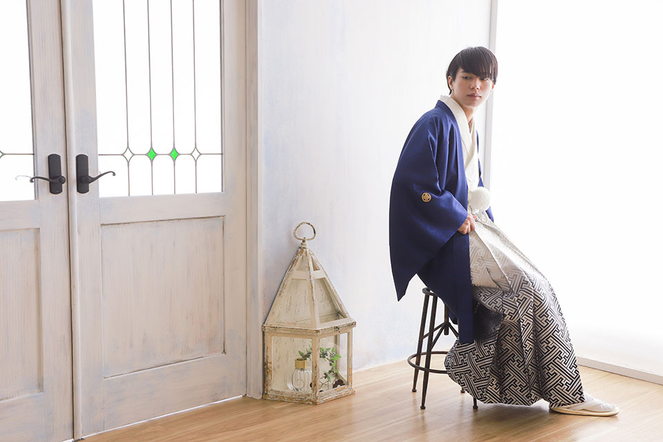成人式男子袴フォト02