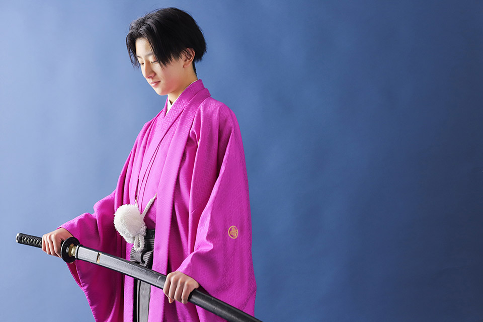 成人式男子袴フォト09