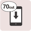 データ70カット
