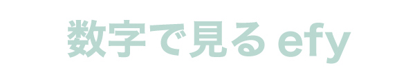 数字で見るefy
